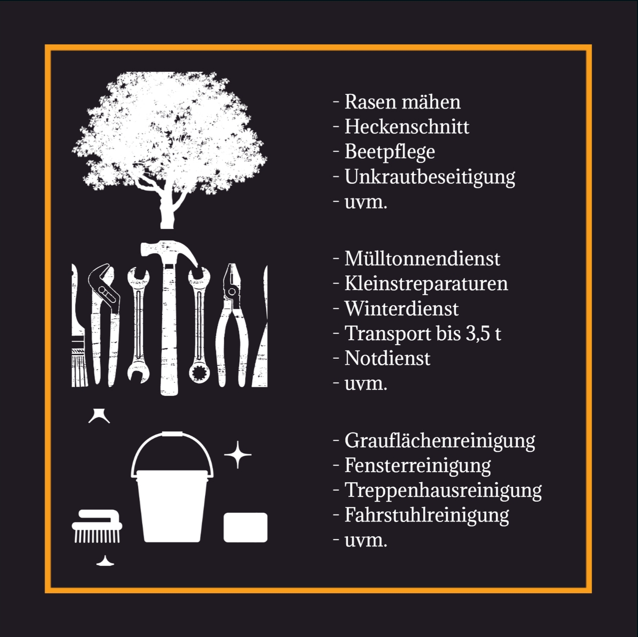 Hausmeisterservice Knothe Flyer Seite 2 Dienstleistungen Rund Um Haus Garten